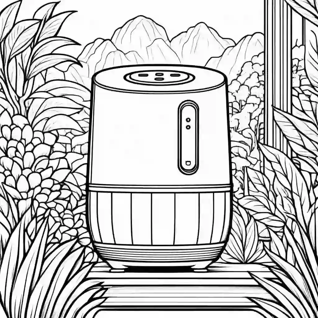 Google Home coloring pages